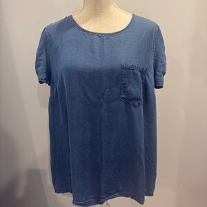 LC Lauren Conrad Blue Blouse